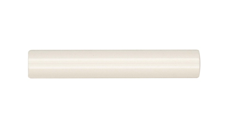 Traditions Biscuit Ceramic Wall Trim - 1" x 6" Quarter Round - Glossy