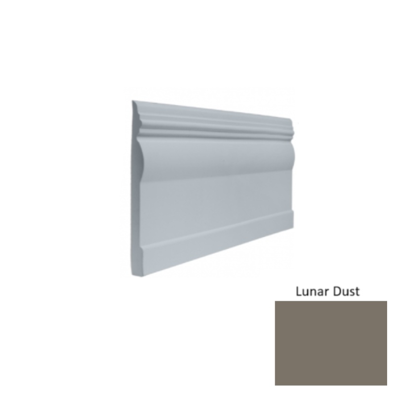 Contours #45 Novel Lunar Dust Rubber Profiled Wall Base - Satin