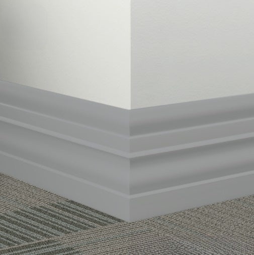 Johnsonite Shark Fin Rubber Millwork Contoured Wall Base - 6" X 96" X 1/4" Attache - Millwork Contoured Wall Base