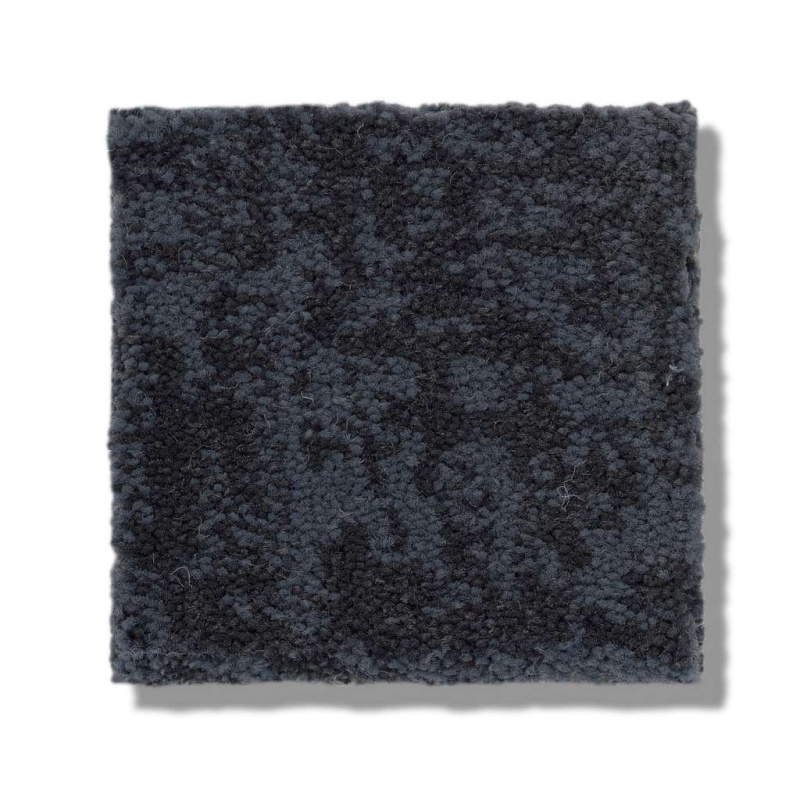 Caress By Shaw Fine Structure Deep Sea Nylon Carpet - Pattern