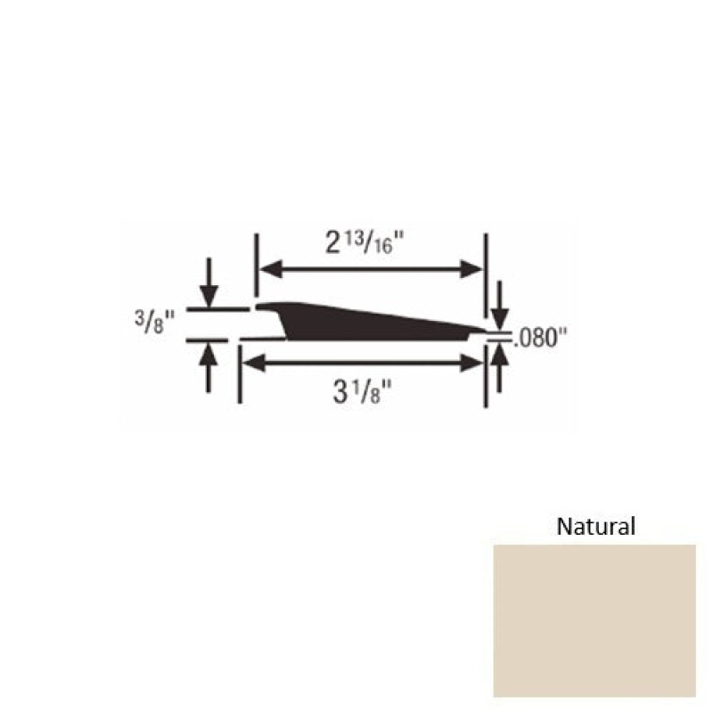 Solid 66 Natural Rubber Rolling Traffic Transition