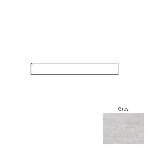Ocean Grey Ceramic Wall Trim 3" x 26" Bullnose Matte