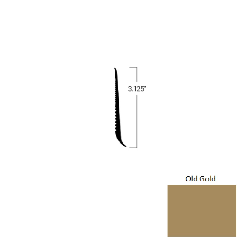 Old Gold Rubber Tightlock Resilient Rubber Base