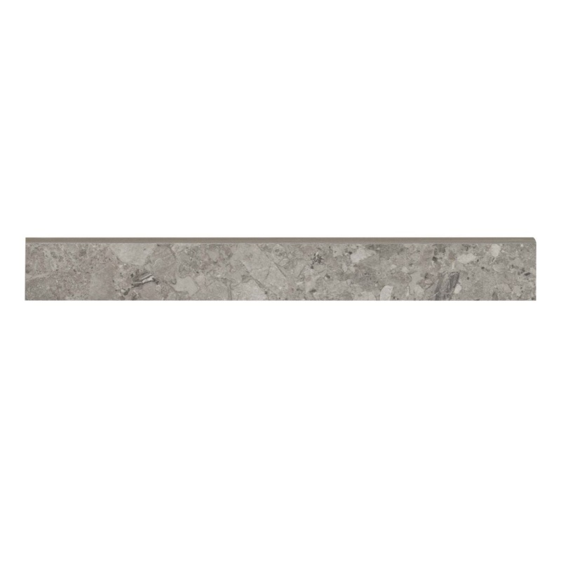 Frammenta Dark Grey Porcelain Bullnose Trim