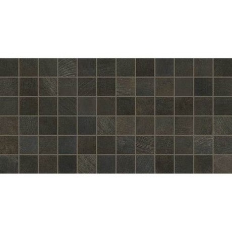 Ironcraft Sable Black Porcelain Mosaic 2" x 2" Matte