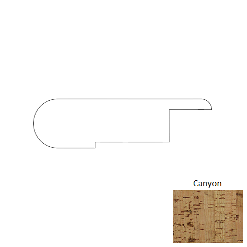 Avant Garde Canyon Cork 78" Overlap Stair Nose