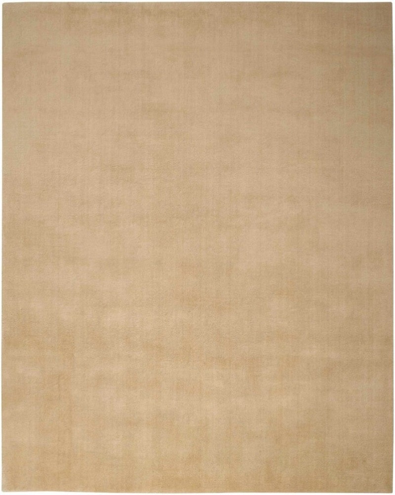 Plush Cloud Camel Plc01 Wool Blend Contemporary Area Rug - 8 Ft X 10 Ft - Camel