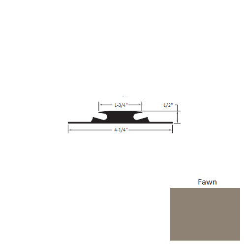 Johnsonite Fawn Vinyl Carpet Insert Threshold