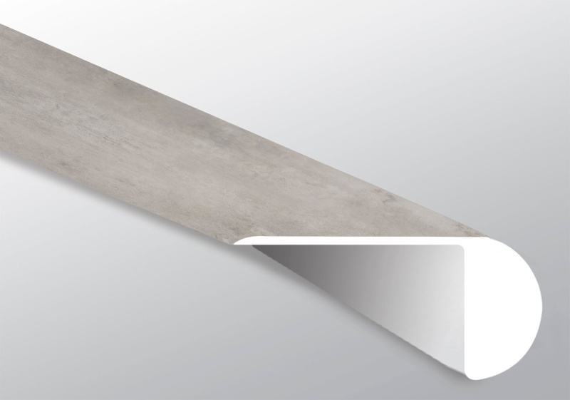 Everlife Lvt Glenridge Mountains Gray Luxury Vinyl Moulding / Trim - 2.23" X 94" Overlapping Stair Nose - Low Gloss