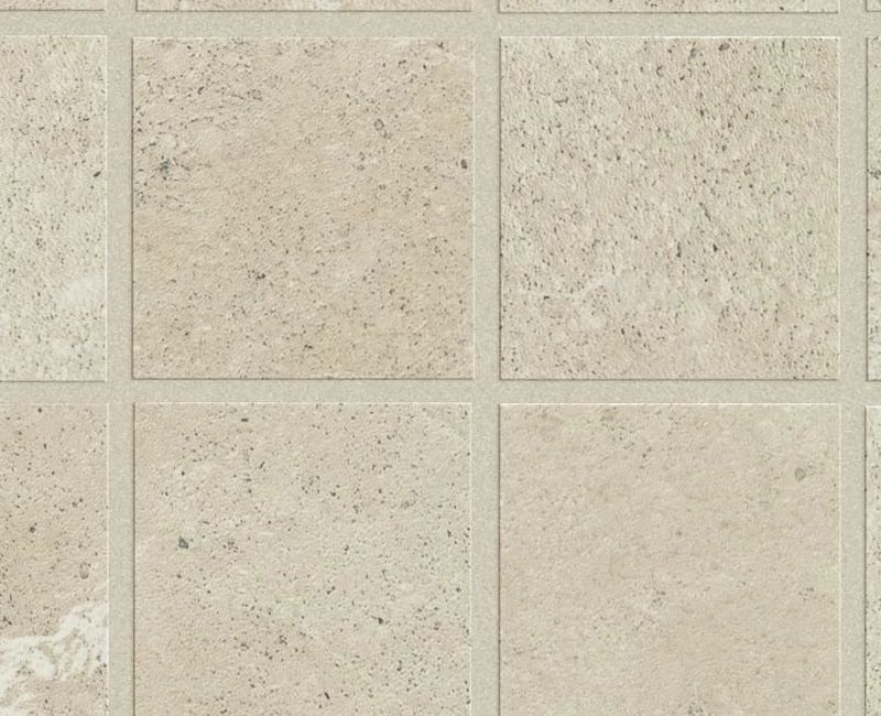 Oasis Beige Ceramic Mosaic - 2" x 2" - Smooth