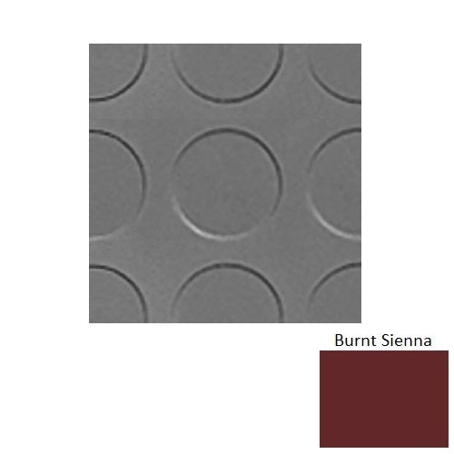 Flextones Burnt Sienna Rlt Radial Low Profile Rubber Distinct Designs Tile - Textured - 18" x 18"