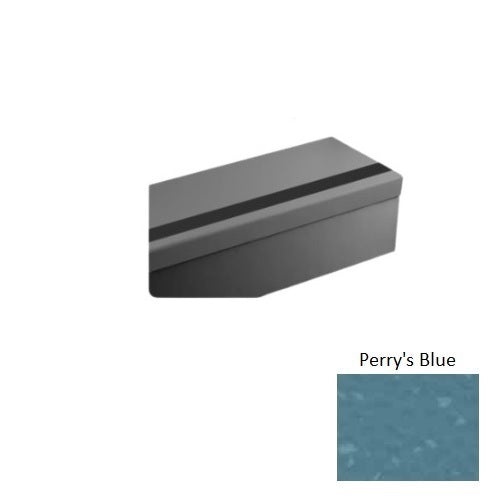 Johnsonite Perry's Blue Hammered Stair Tread Trim