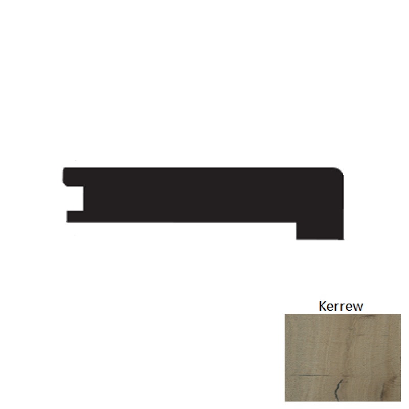 Mediterranean Kerrew Hardwood Stair Nose Trim