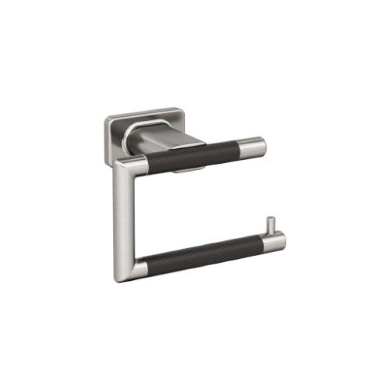 Esquire Zinc & Stainless Steel Single Post Toilet Paper Holder - Brushed Nickel / Oil Rubbed Bronze - Single Post