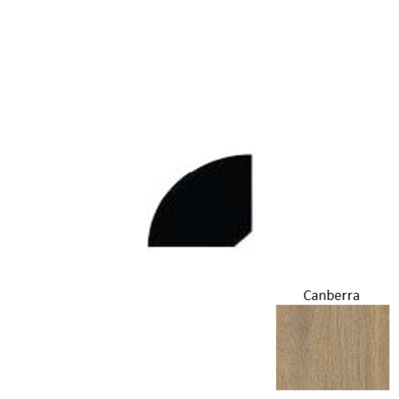 Lamdura Visions Canberra Laminate Wood Moulding / Trim - 94" Quarter Round - Embossed
