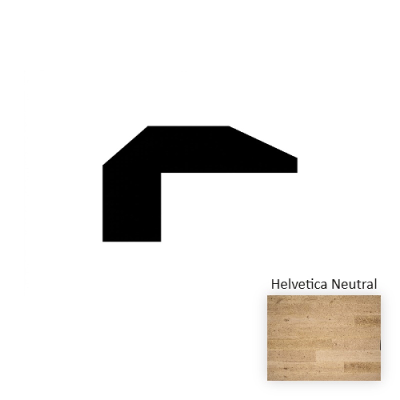 Inscription Helvetica Neutral Hardwood Threshold