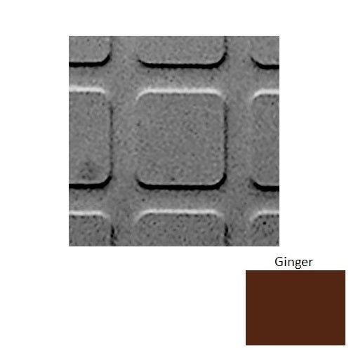 Flextones Ginger Sq Square 2 Rubber Distinct Designs Tile - Textured - 18" X 18"