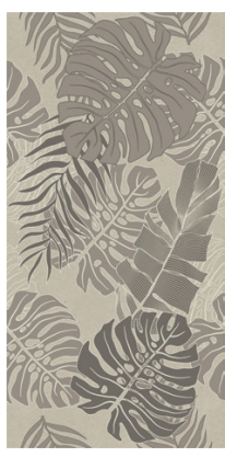 Fibre Stare Jungle Anthracite Face B Ceramic Tile - Matte - 24" X 48"