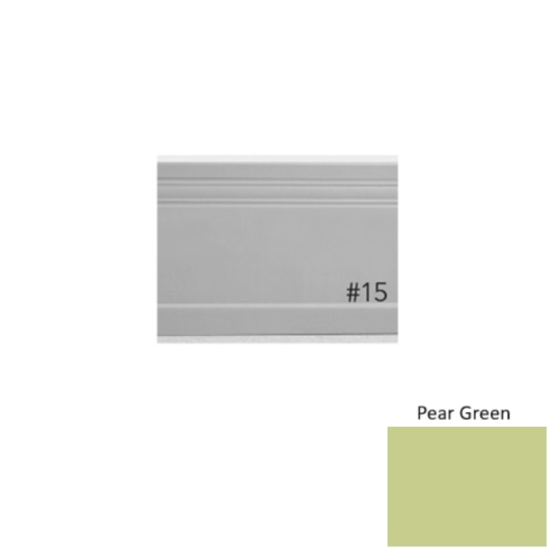 Pinnacle Plus #95 Invent Pear Green Rubber Coil Wall Base - 5 1/2" X 60 Ft