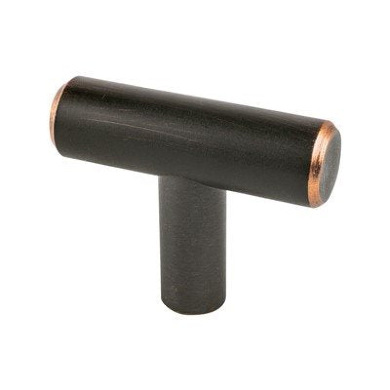 Advantage Plus Transitional Advantage Two Steel Cabinet Knob - Verona Bronze - 1 9/16" Length