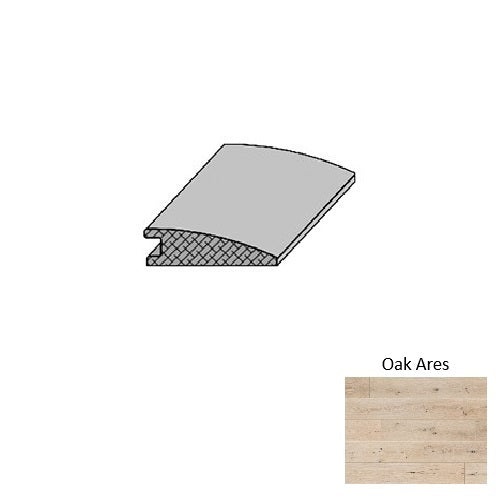 Olympus Oak Ares Hardwood Reducer Moulding, 2" X 78", Wire Brushed