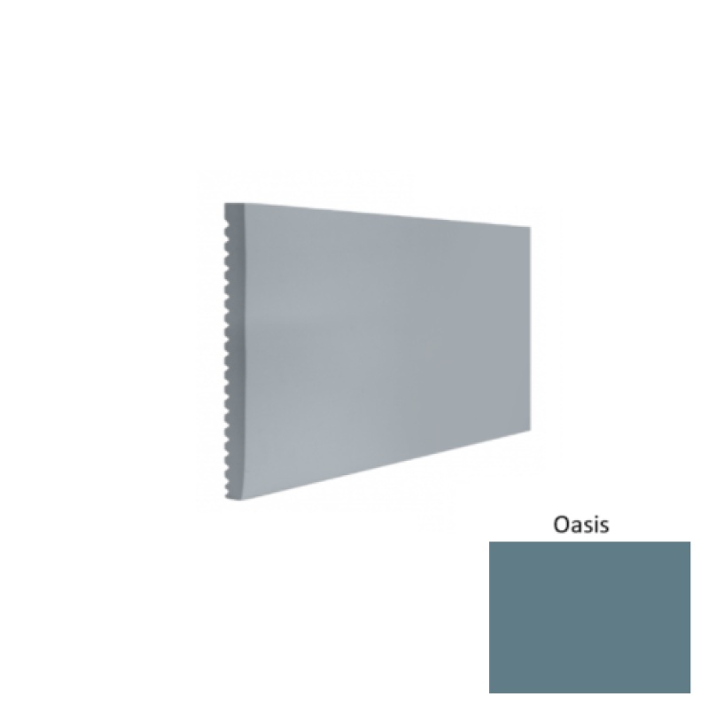 Contours #60 Candid Oasis Rubber Profiled Wall Base - Satin
