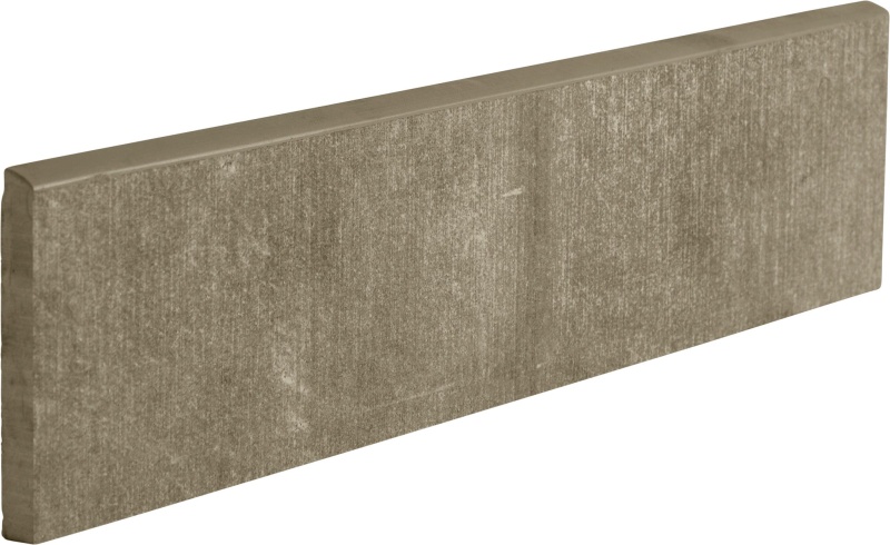 Reside Brown Porcelain Floor & Wall Trim - 3" X 12" Bullnose