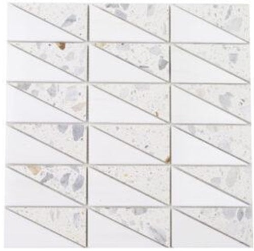 Venice Blue Dolomite Natural Stone Mosaic - Triangle - Honed