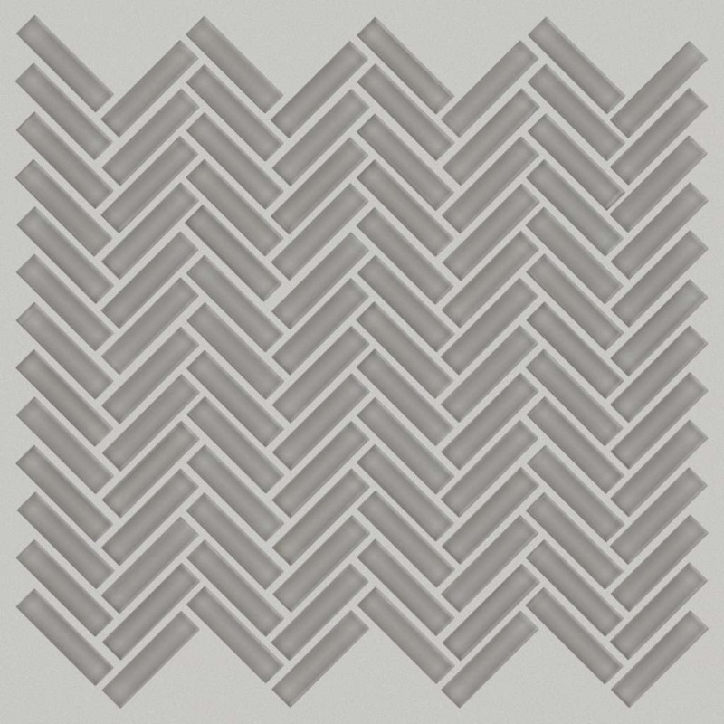 Ascendant Refined Grey Glass Mosaic