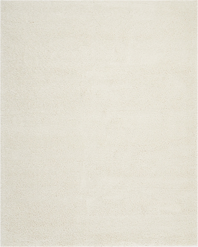 Malibu Shag Ivory Area Rug 8 ft x 10 ft