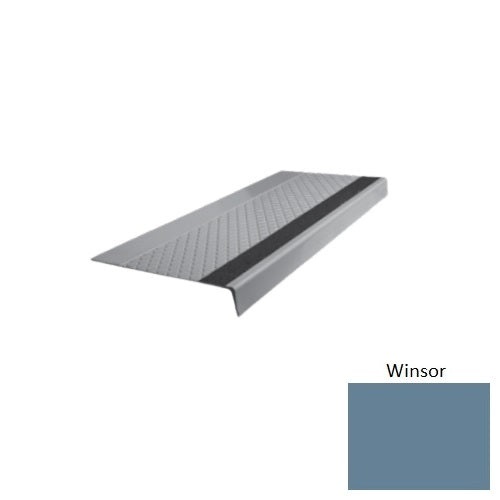 Flextones Winsor Type 685 With Flush Ribbed / Smooth Insert Distinct Designs Rubber - 12" X 72" Stair Tread - Diamond Profile Design