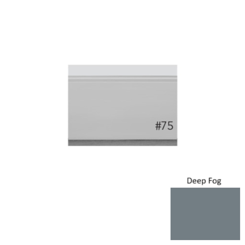 Pinnacle Plus #75 Level Deep Fog Rubber Wall Base - 3" X 8 Ft