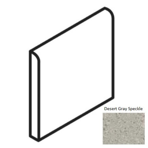 Keystones Desert Gray Speckle Porcelain Bullnose Trim