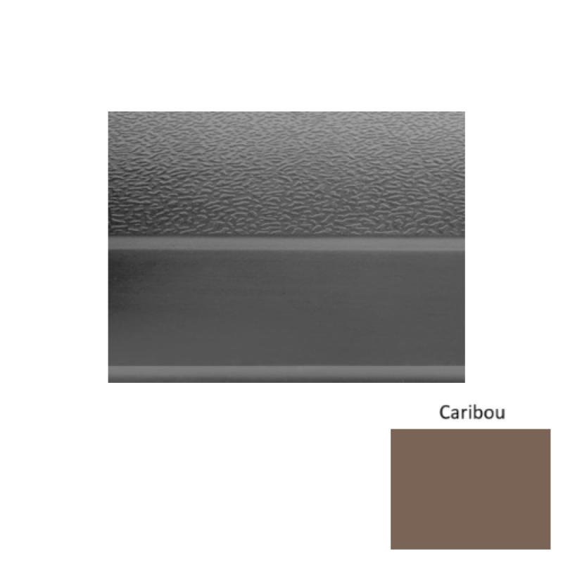 Solid 93 Caribou Textured Rubber (Sq) Stair Tread - Textured