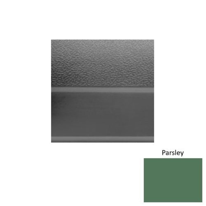 Solid 93 Parsley Rubber (Sq) With Galley Red Abrasive Strip Stair Tread With Dupont Kevlar - Textured