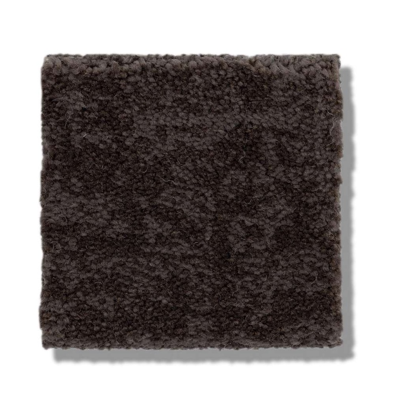 Caress By Shaw Fine Structure Burma Brown Nylon Carpet - Pattern