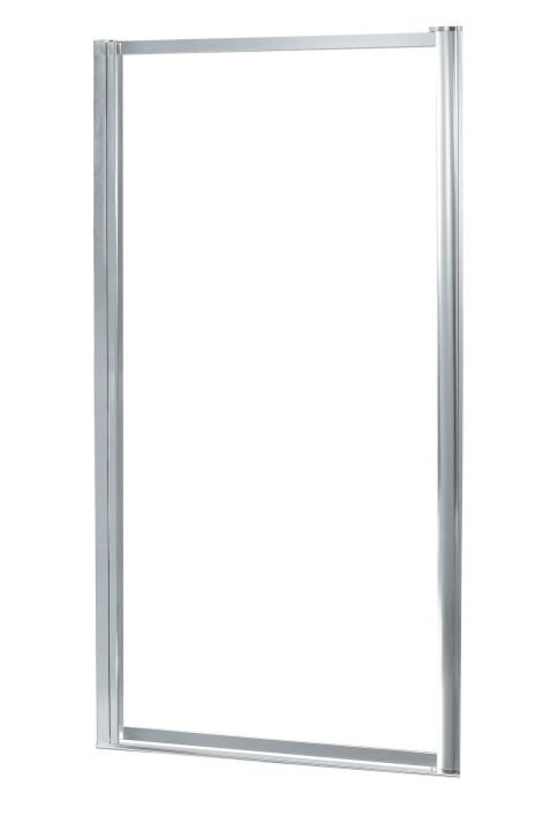 Tides Silver Pivot Framed Shower Door 35" x 65"