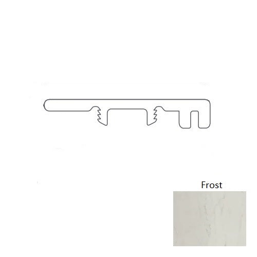 Arctic Frost Luxury Vinyl 94" End Cap