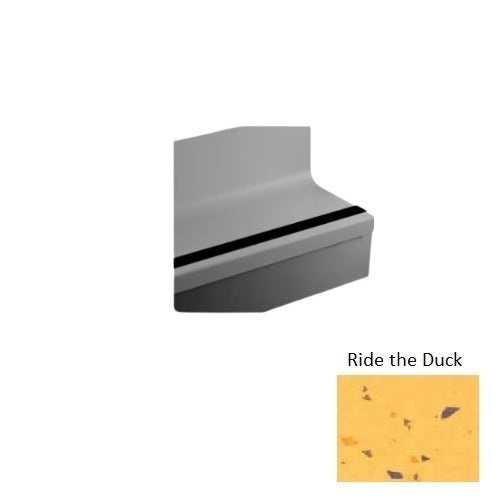 Hammered Rubber Stair Tread with Riser