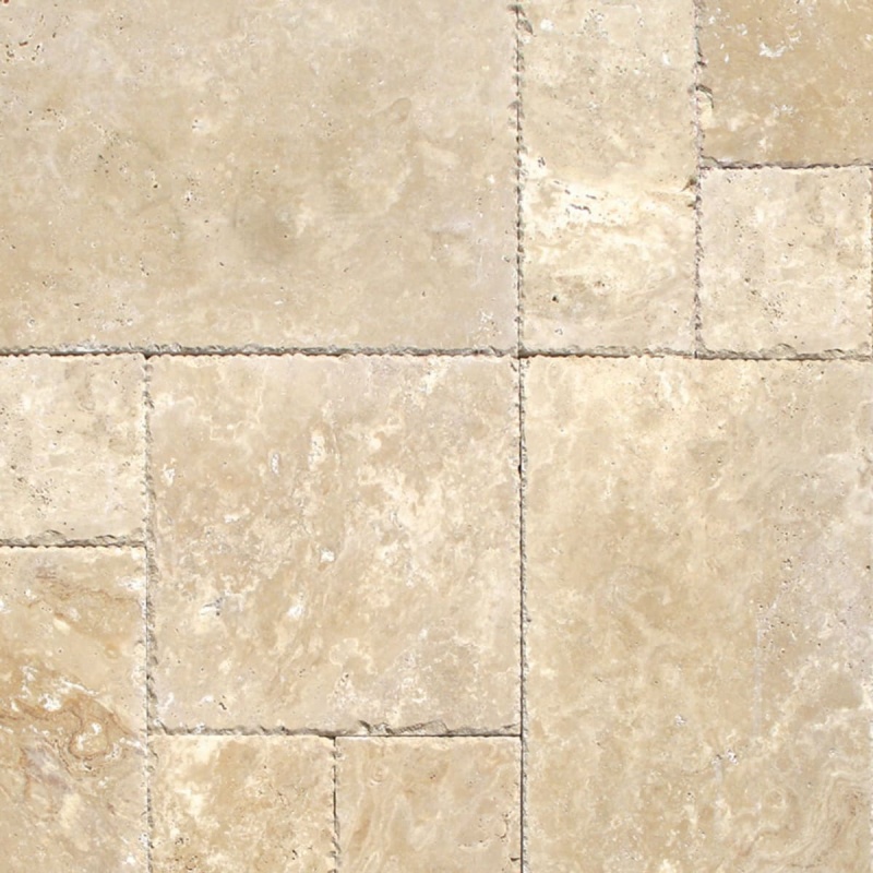 Tuscany Beige Travertine Pattern Tile Kit