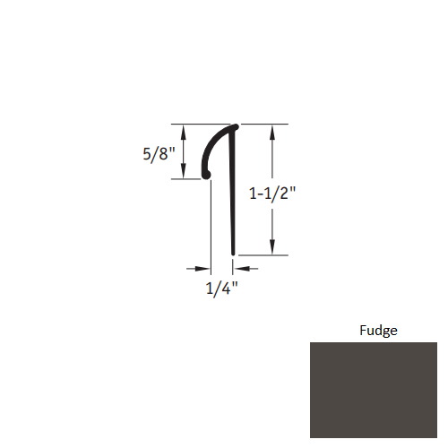 Johnsonite Fudge Vinyl Moulding / Trim