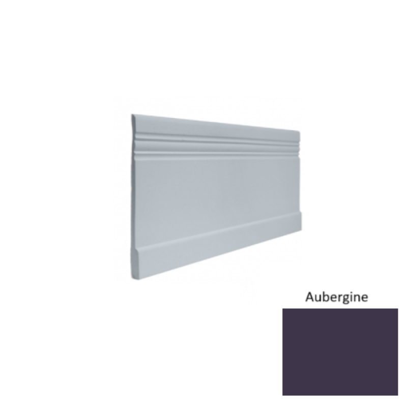 Contours #10 Serenity Aubergine Rubber Profiled Wall Base - Satin - 4" X 8 Ft