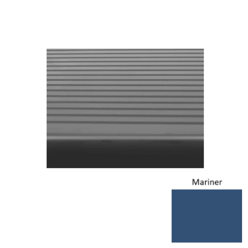 Solid 81 Mariner Light Duty Rubber (Rd) Stair Tread - Ribbed
