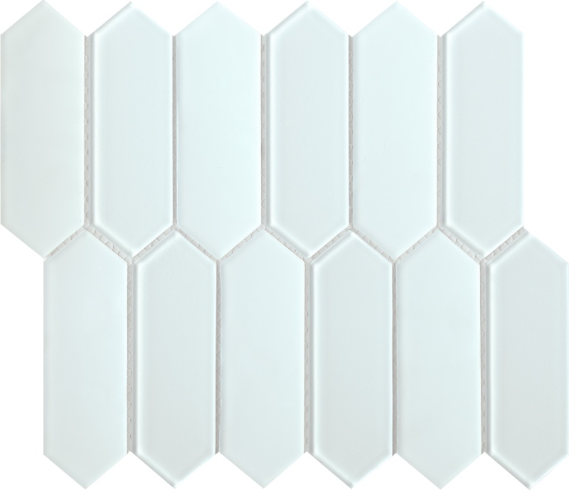Charisma Delight Glass Mosaic - Picket Fence - Glossy & Frosted