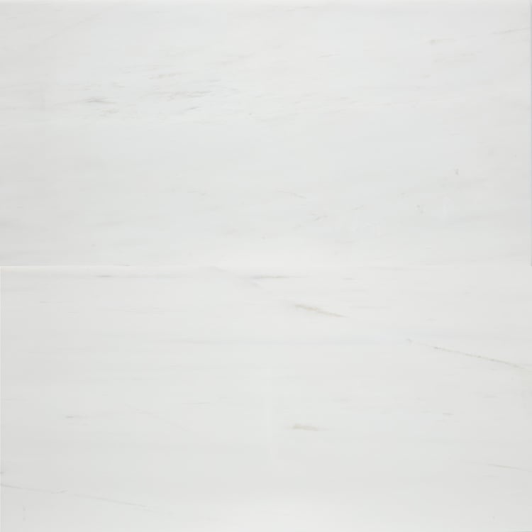 White Dolomite Tile - Polished - 12" x 24"