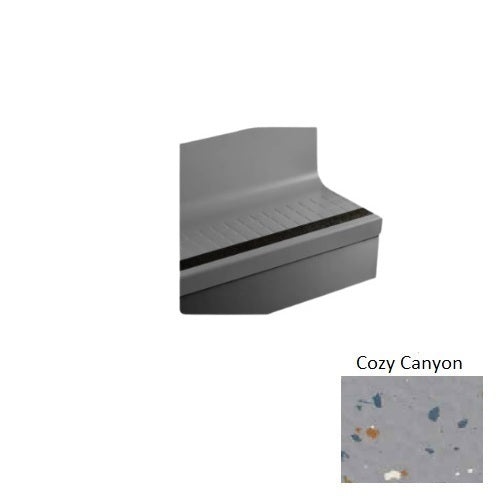 Johnsonite Cozy Canyon Rubber Stair Tread with Riser