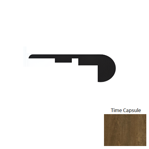 Prime Premium Time Capsule Luxury Vinyl Moulding / Trim - 94" Overlap Stair Nose - Embossed