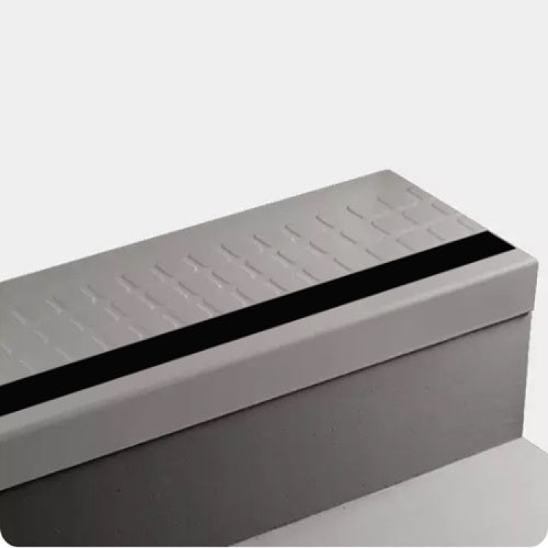 Johnsonite Whispering Mist Raised Square Rubber Moulding / Trim