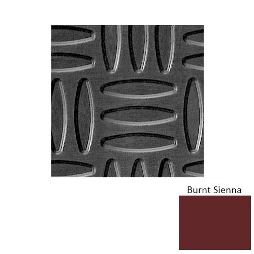 Flextones Burnt Sienna Wv Weave Rubber Distinct Designs Tile - Textured - 18" X 18"