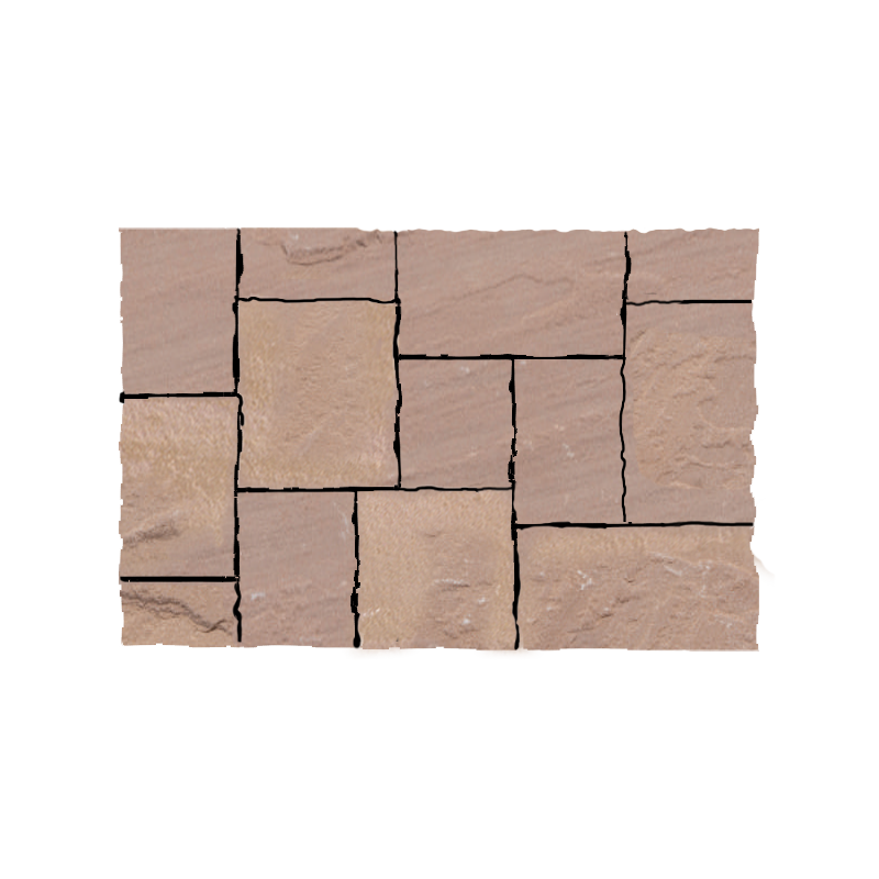 Antique Brown Sandstone Driveway Paver